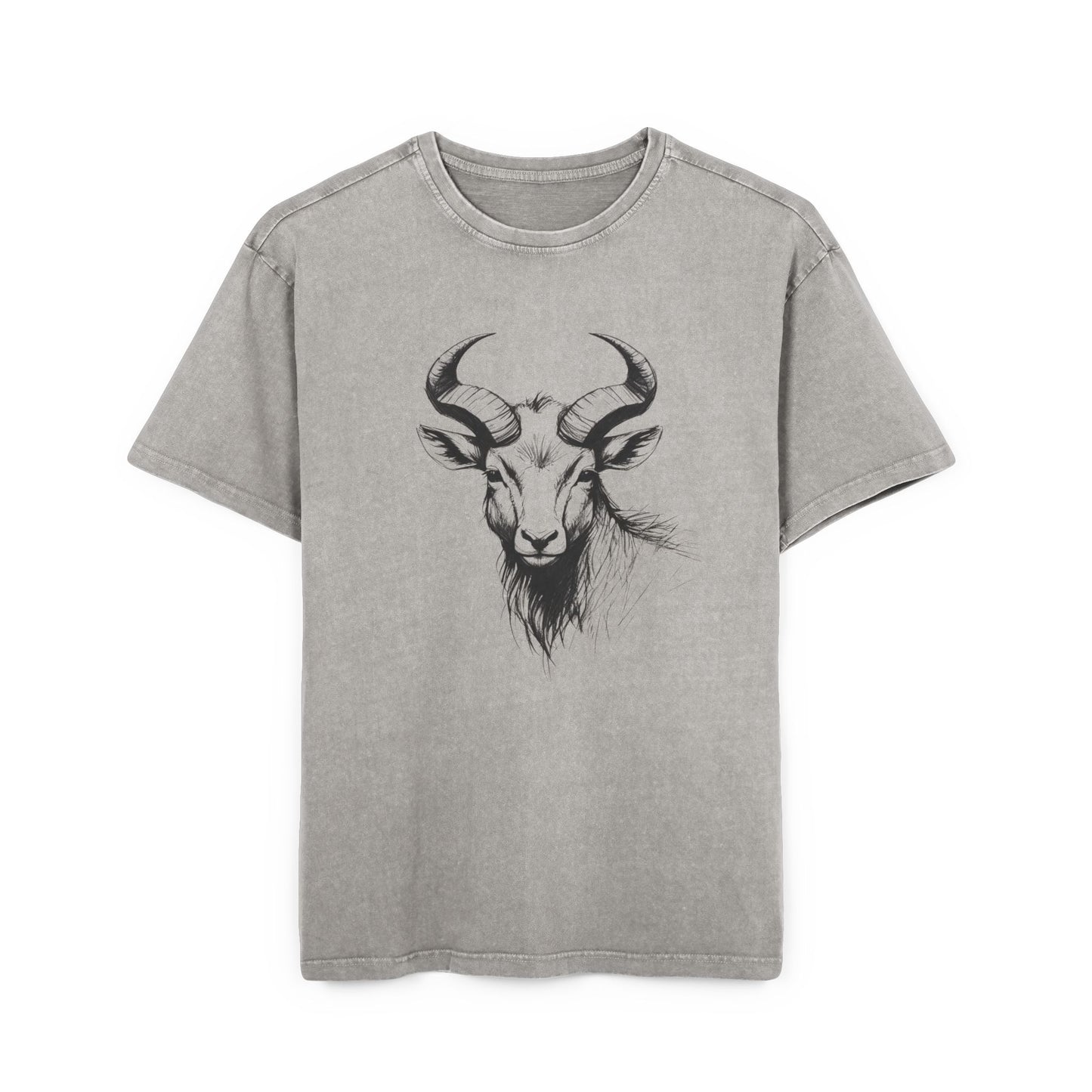 Capricorn Oversize Acid Washed T-Shirt