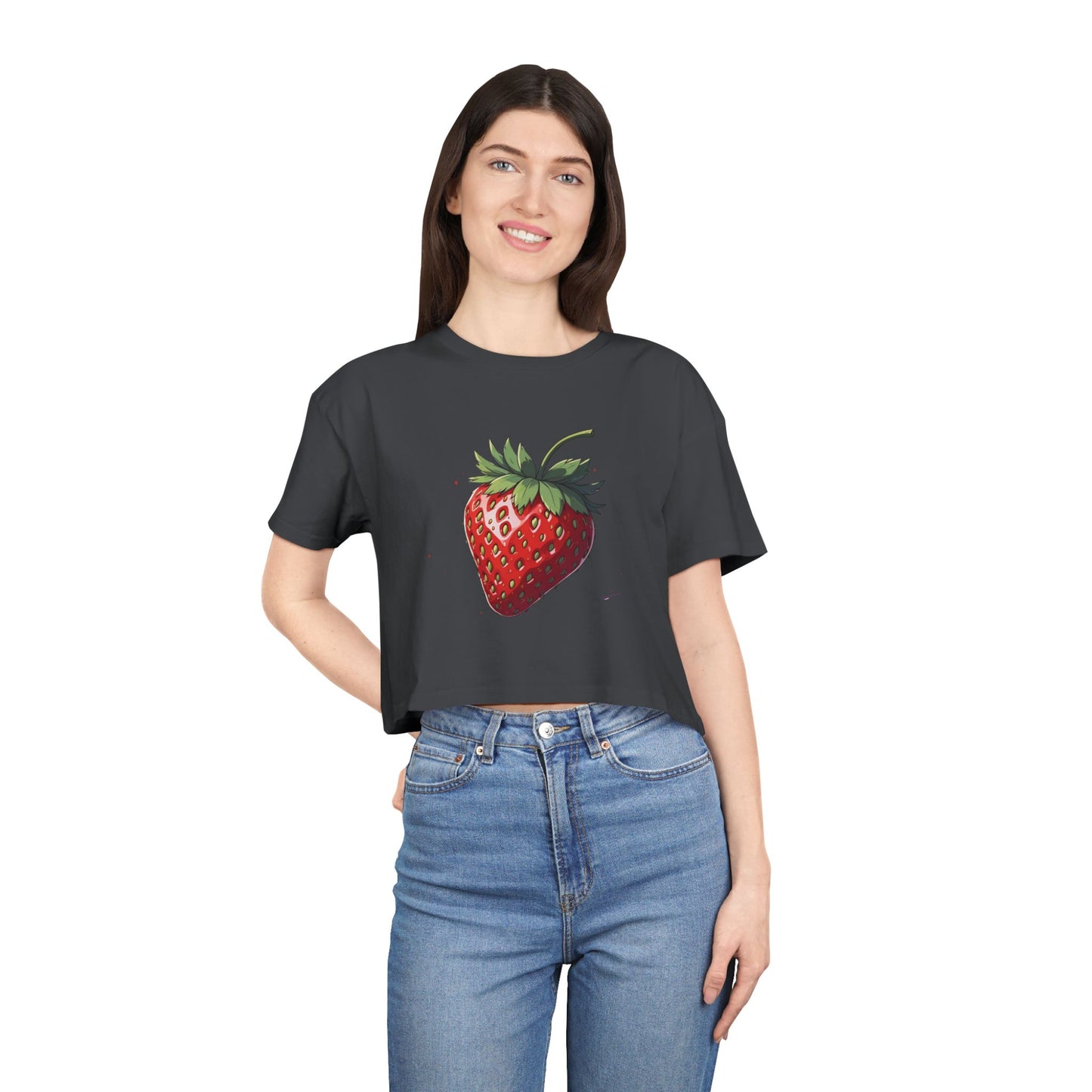 Strawberry Women's Crop T-Shirt