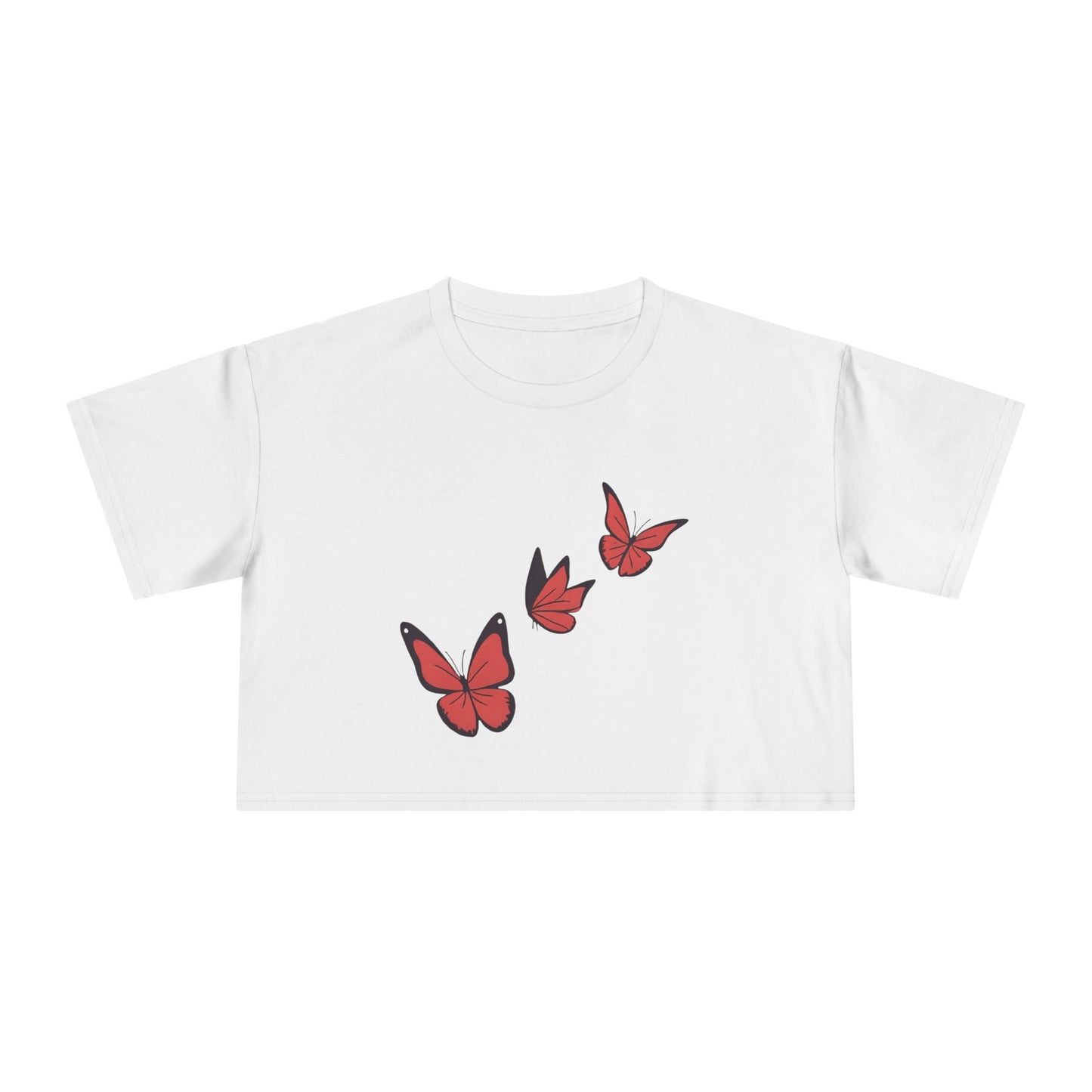 Butterfly Women's Crop T-Shirt
