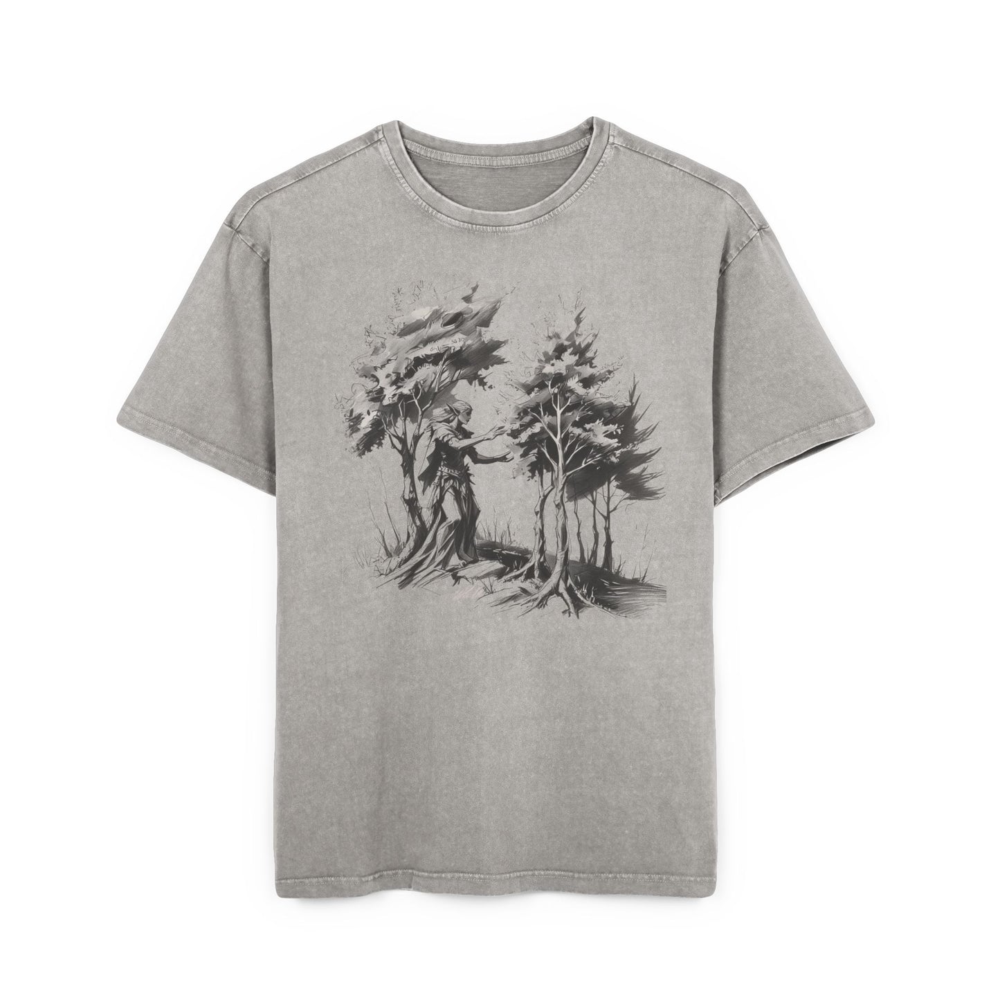 Dryad Oversized Acid Washed T-Shirt