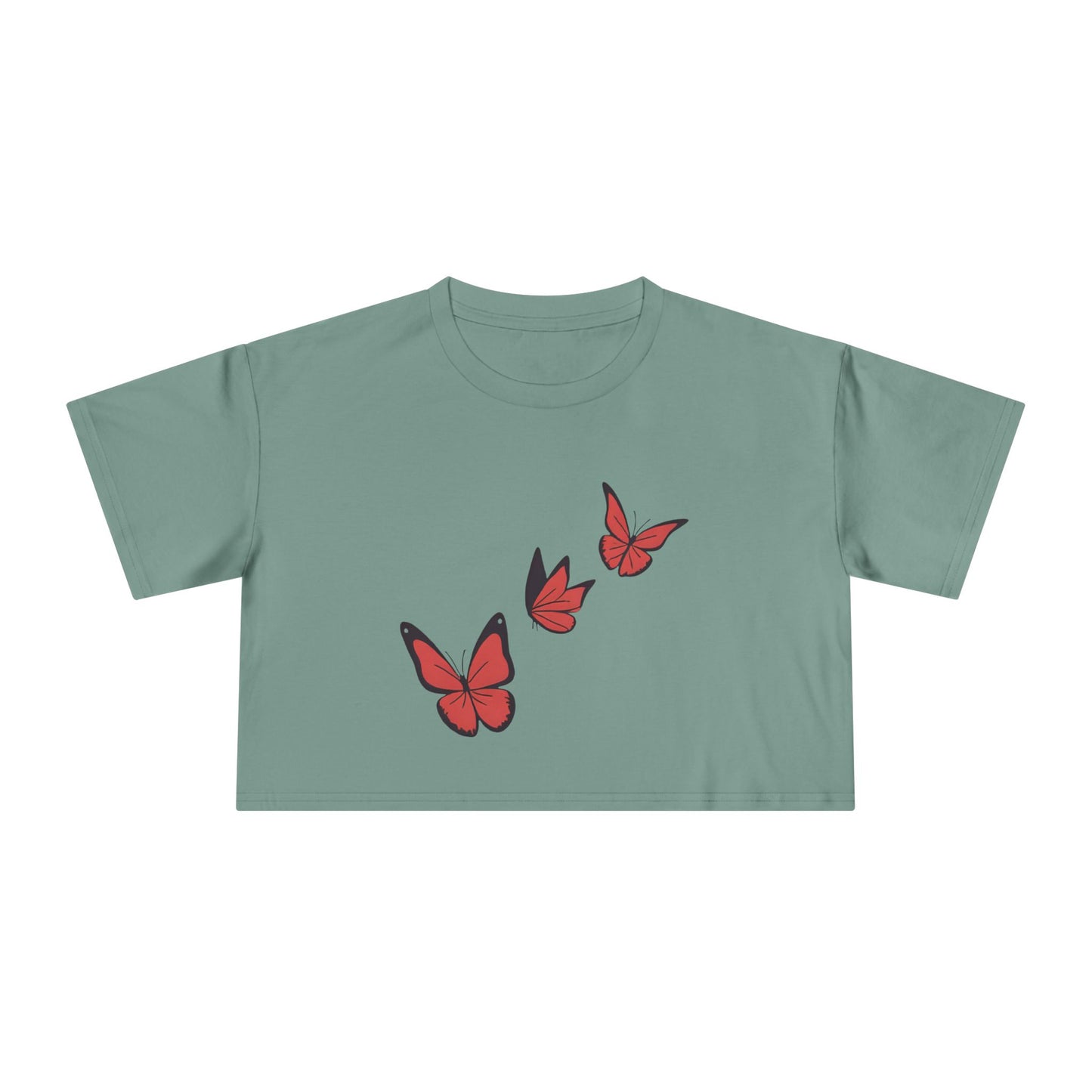 Butterfly Women's Crop T-Shirt