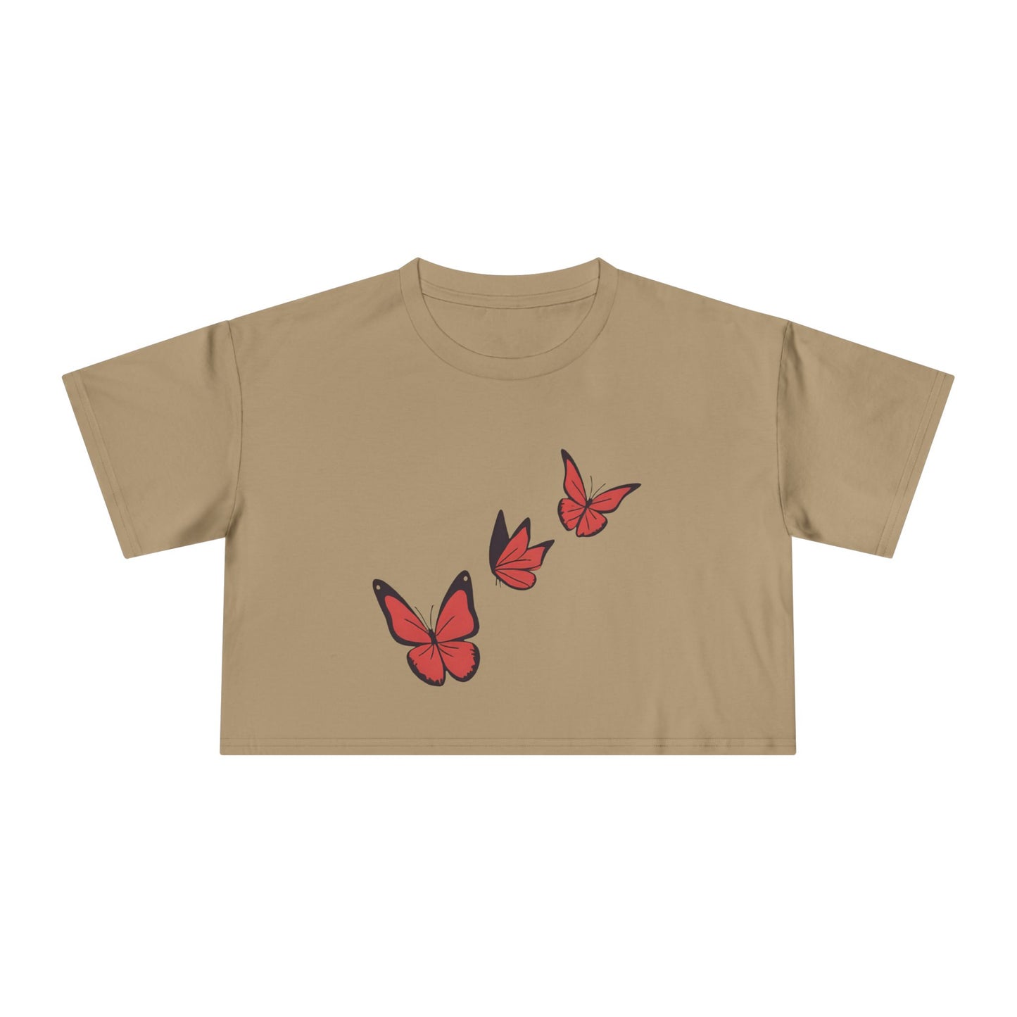 Butterfly Women's Crop T-Shirt