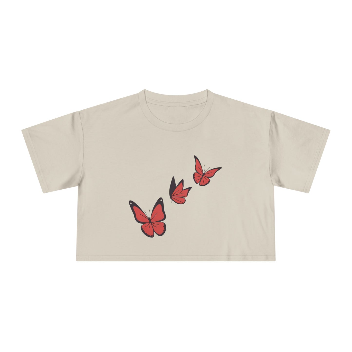 Butterfly Women's Crop T-Shirt