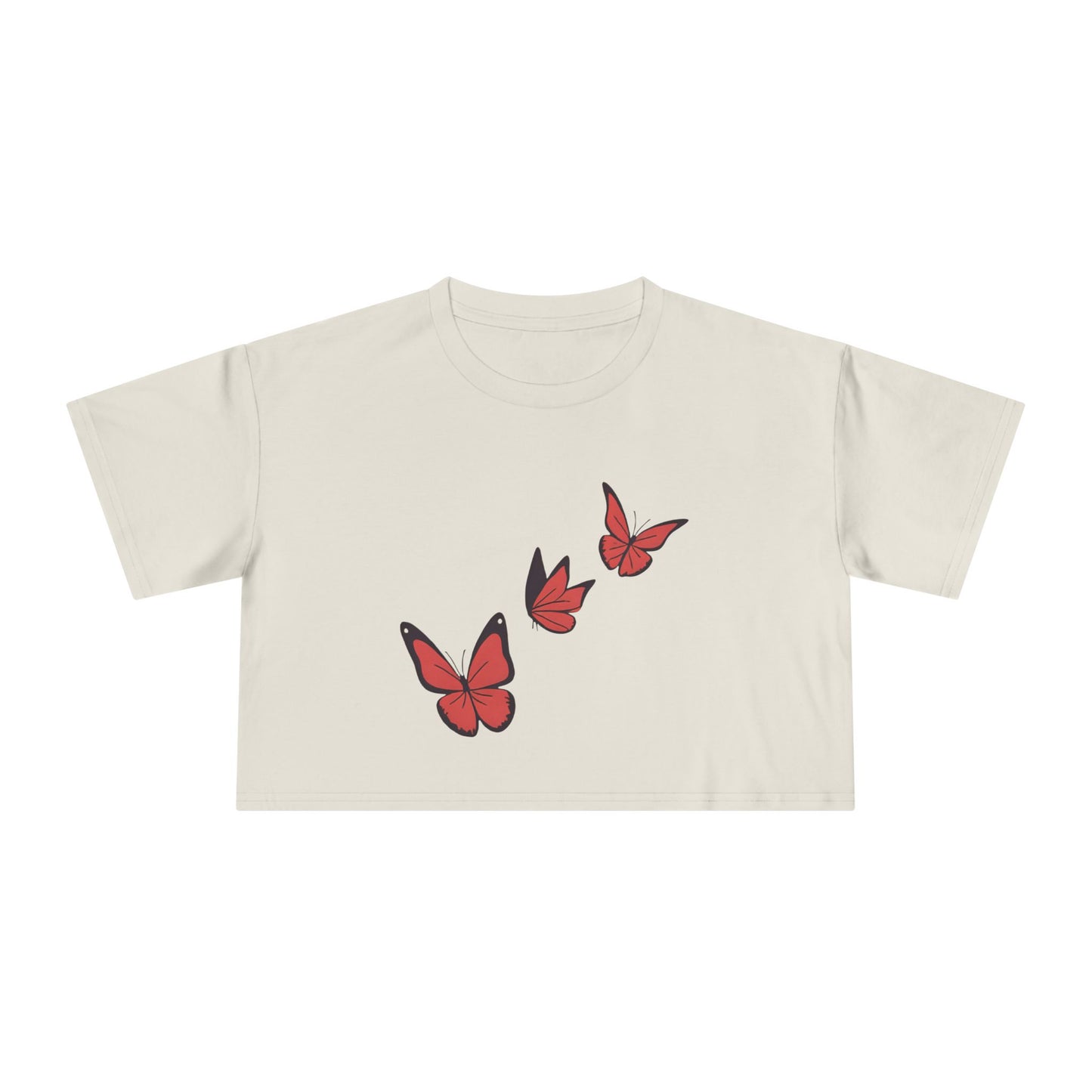 Butterfly Women's Crop T-Shirt