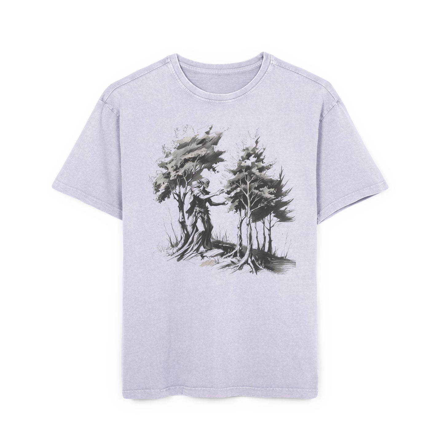 Dryad Oversized Acid Washed T-Shirt