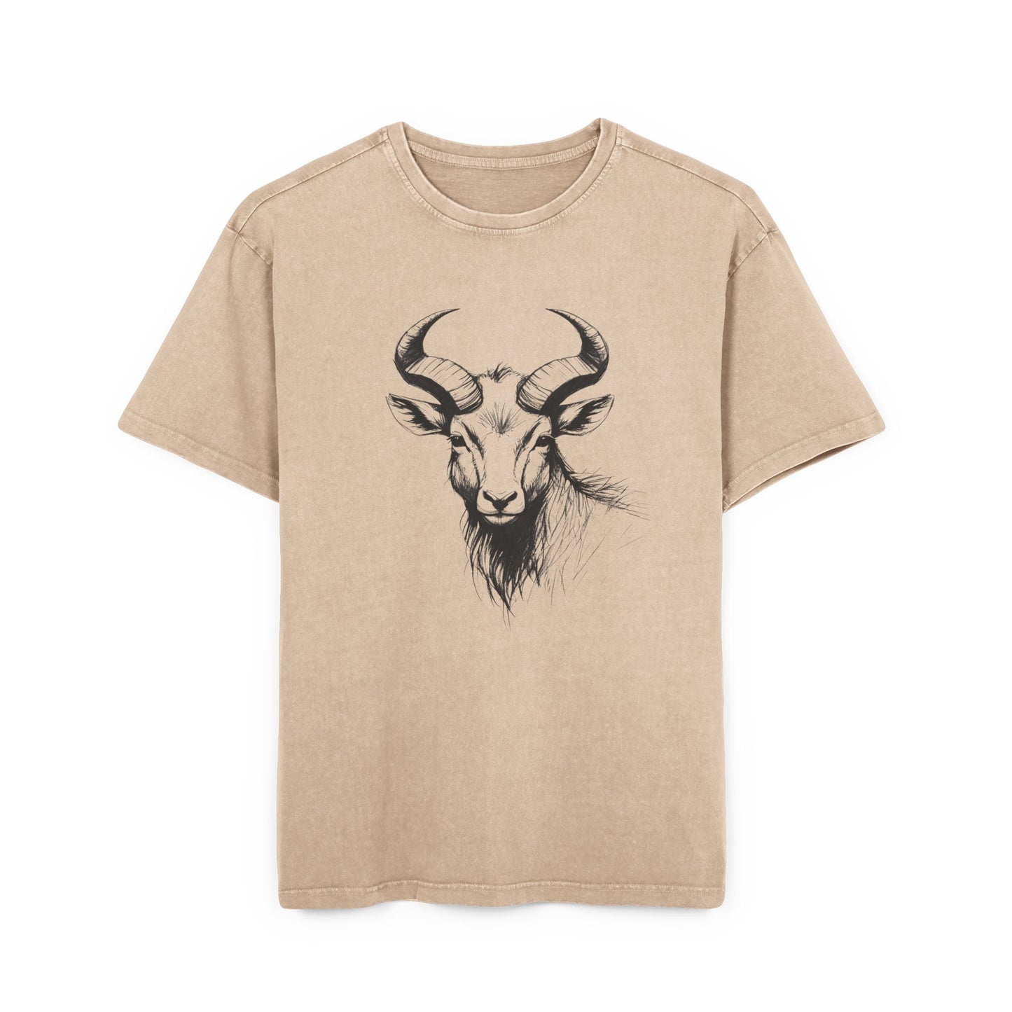 Capricorn Oversize Acid Washed T-Shirt
