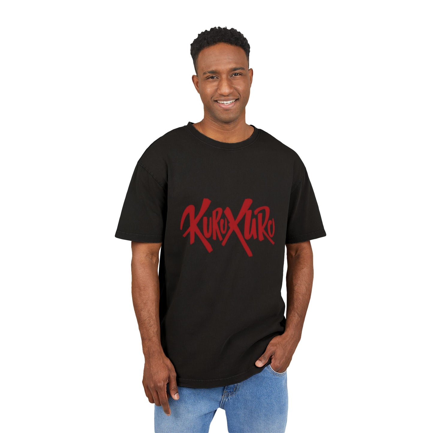 Kuru Kuru Oversized Men's Acid Washed T-Shirt