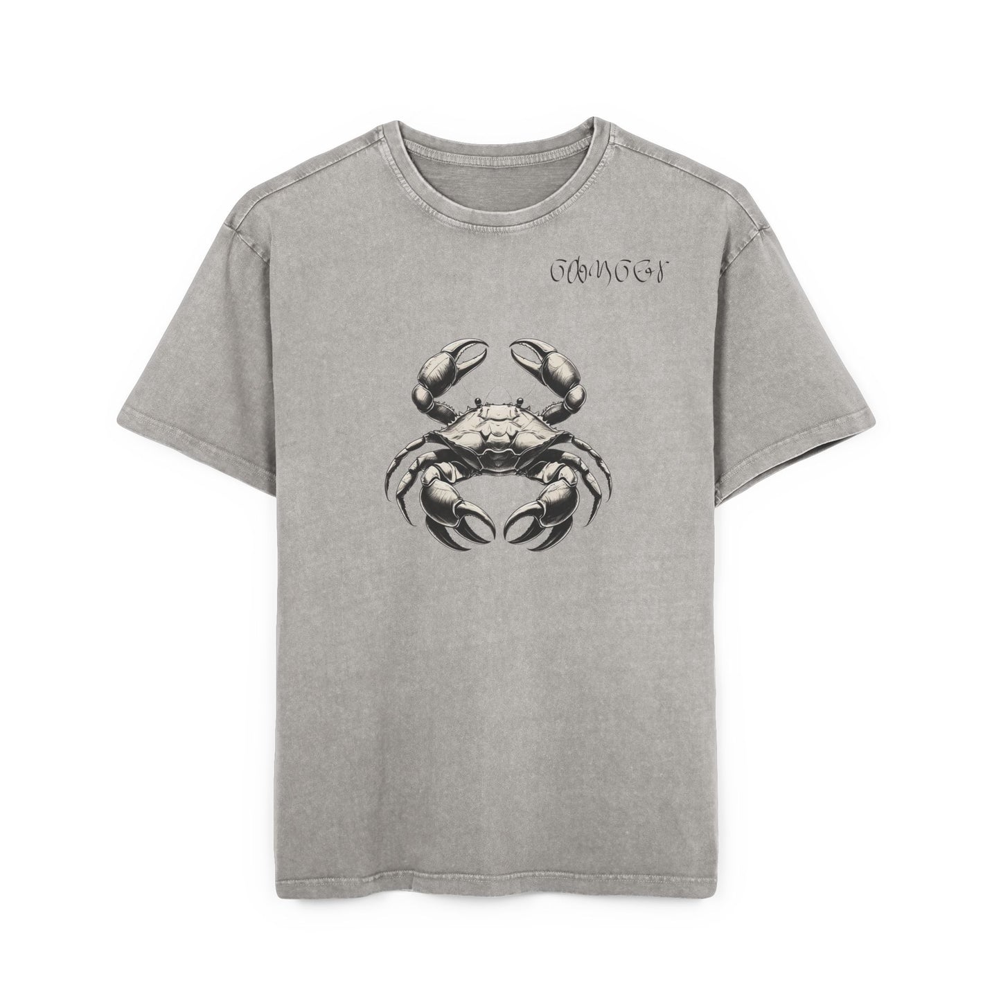 Cancer Oversize Acid Washed T-Shirt