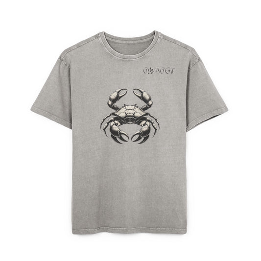 Cancer Oversize Acid Washed T-Shirt