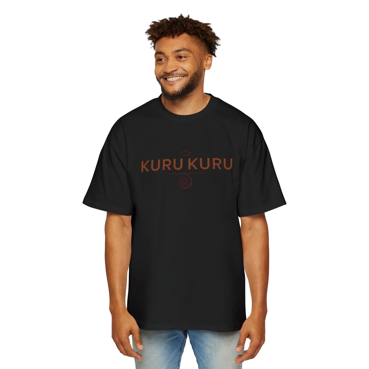 Kuru Kuru Design Oversized T-Shirt