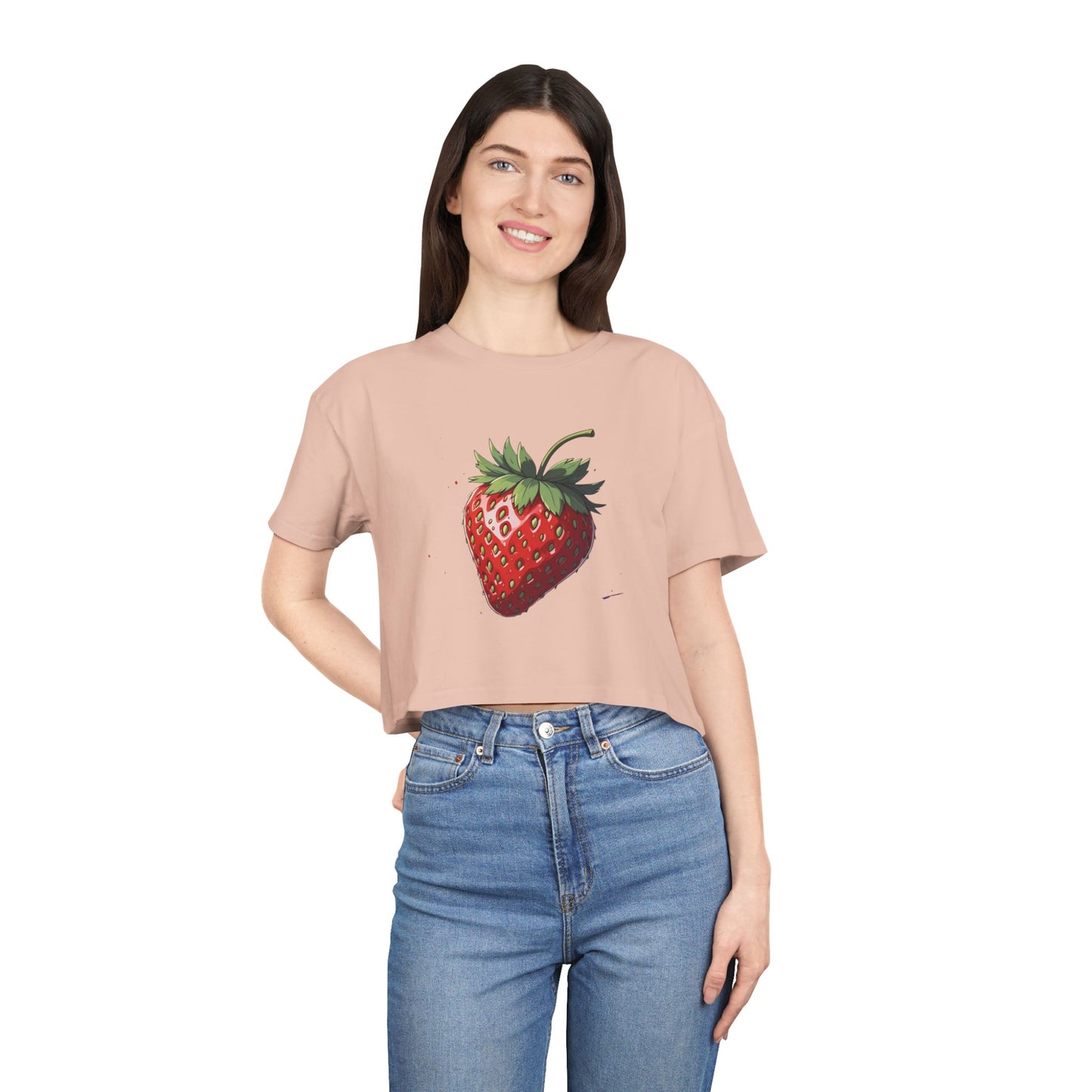 Strawberry Women's Crop T-Shirt