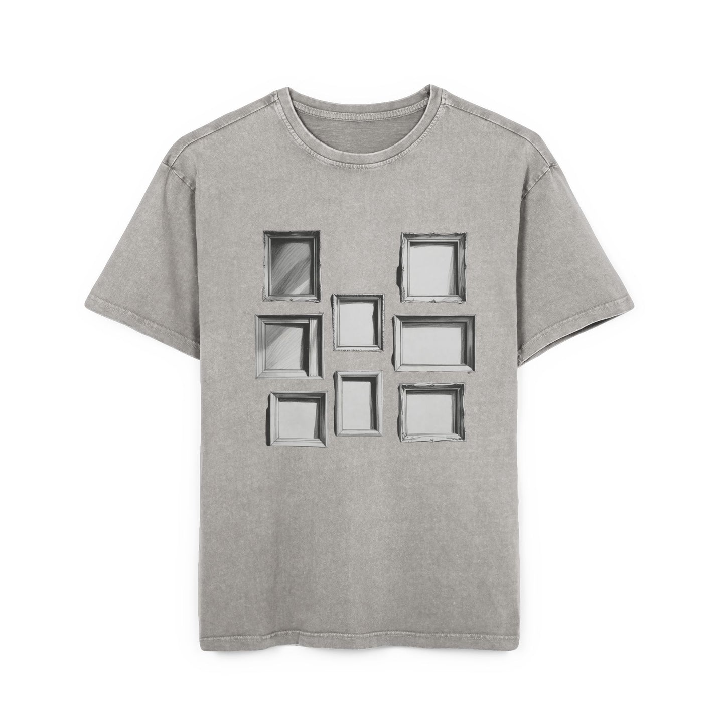 Empty Frames Oversized Acid Washed T-Shirt