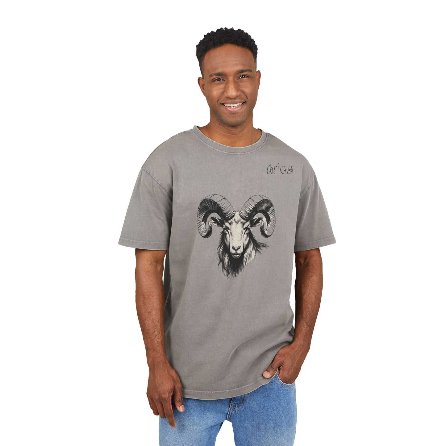 Aries Oversize Acid Washed T-Shirt