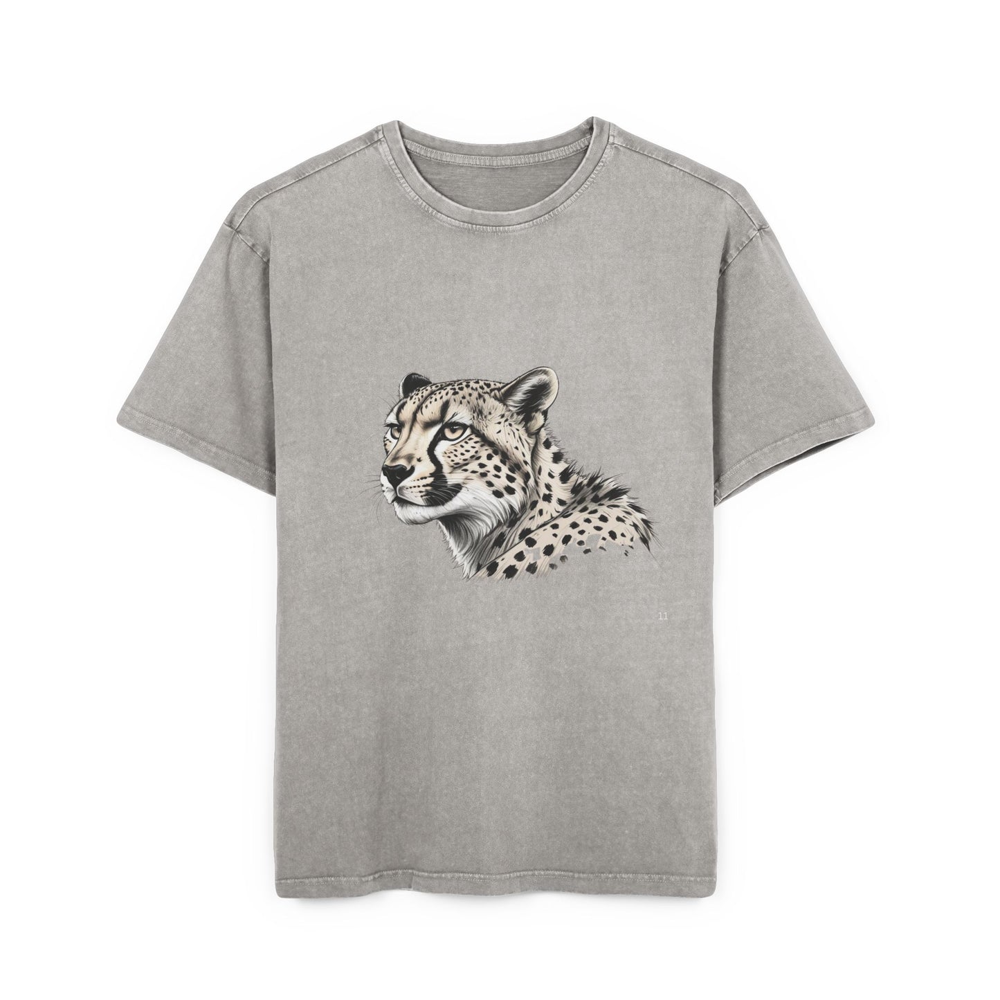 Cheetah Oversize Acid Washed T-Shirt