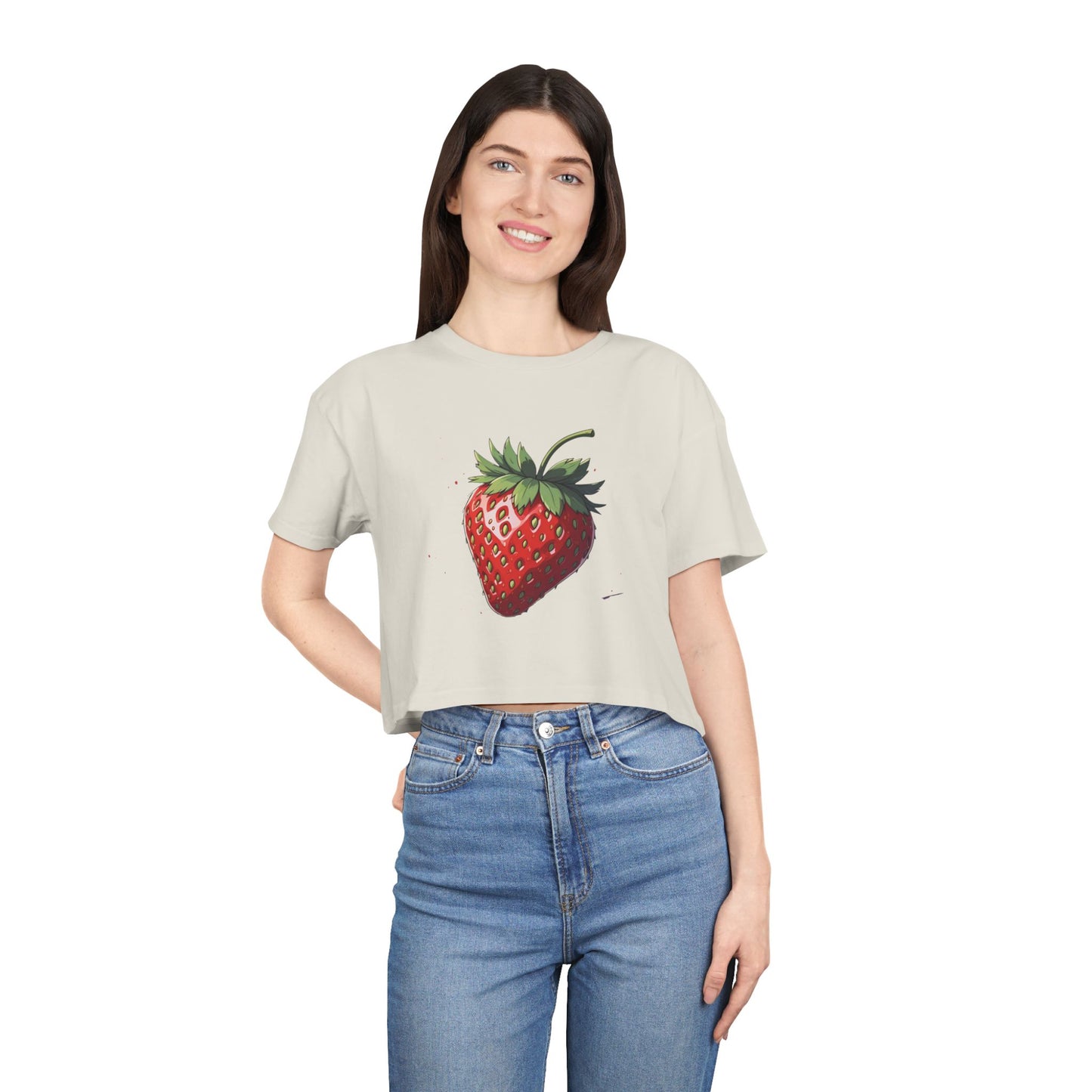 Strawberry Women's Crop T-Shirt