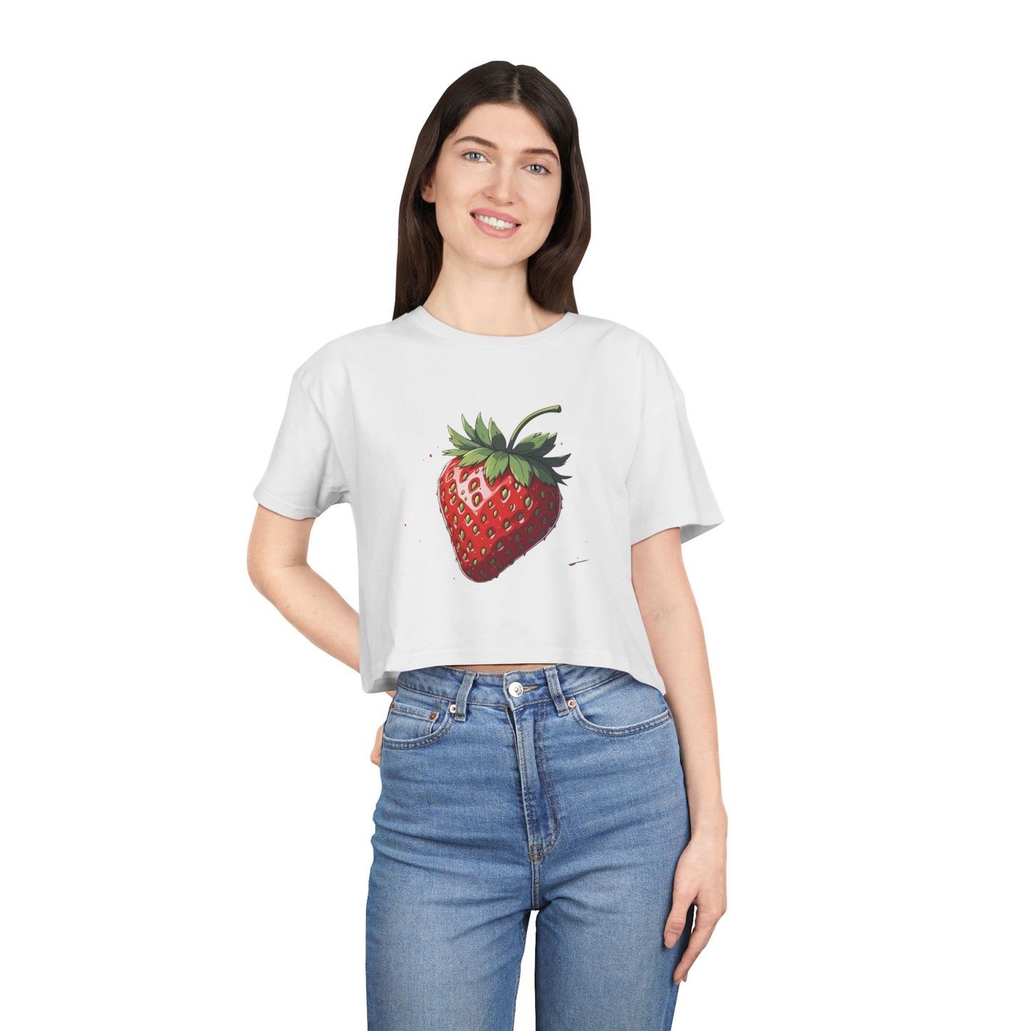 Strawberry Women's Crop T-Shirt