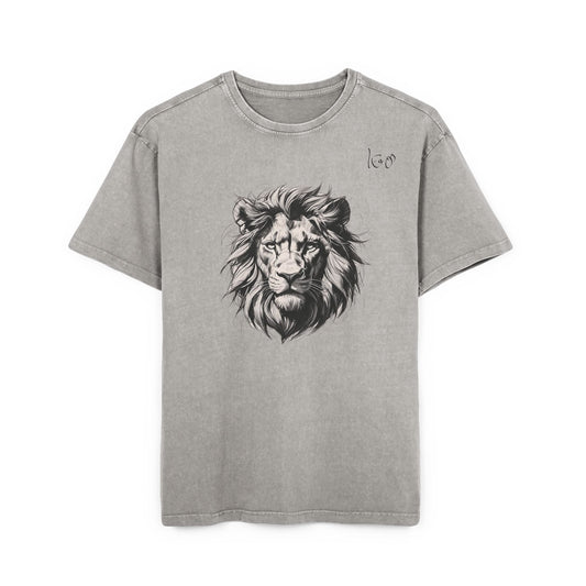 Leo Oversize Acid Washed T-Shirt