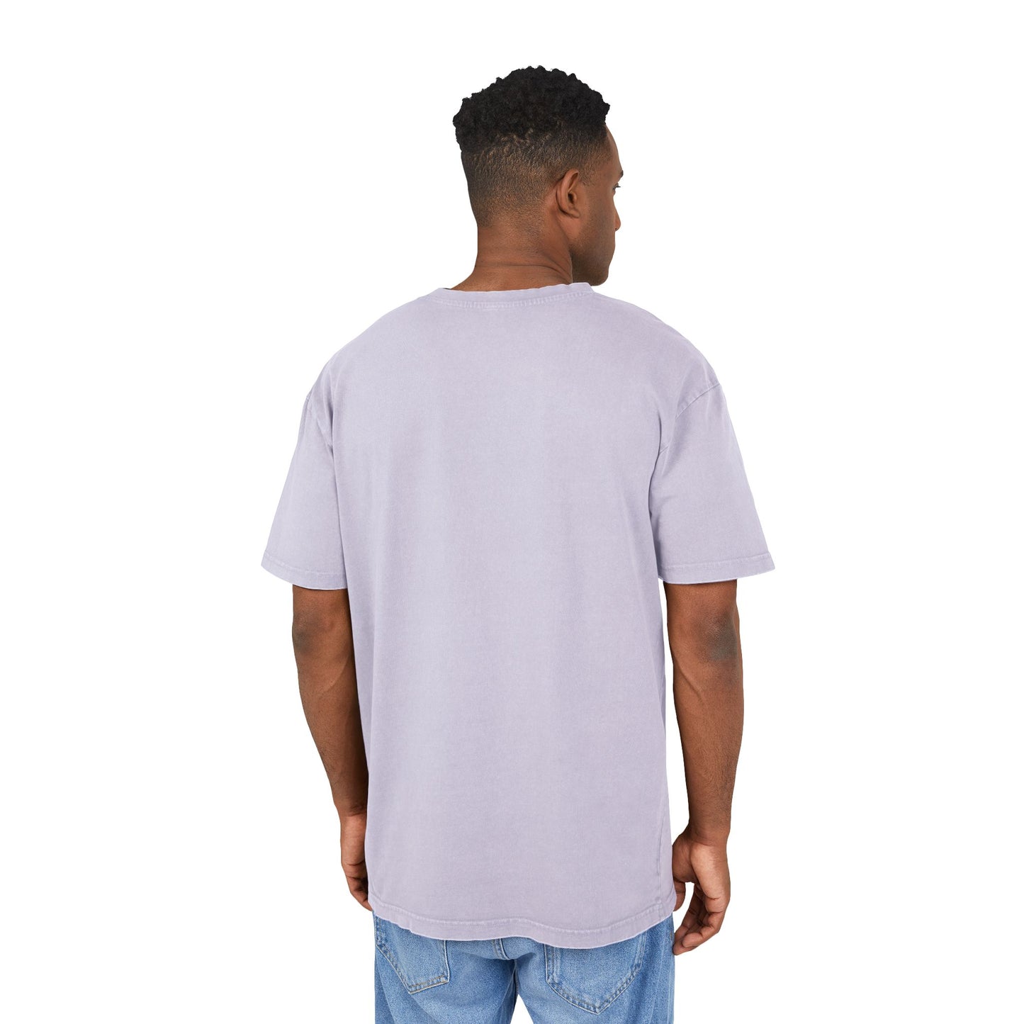 Defeated Man Oversized Acid Washed  T-Shirt