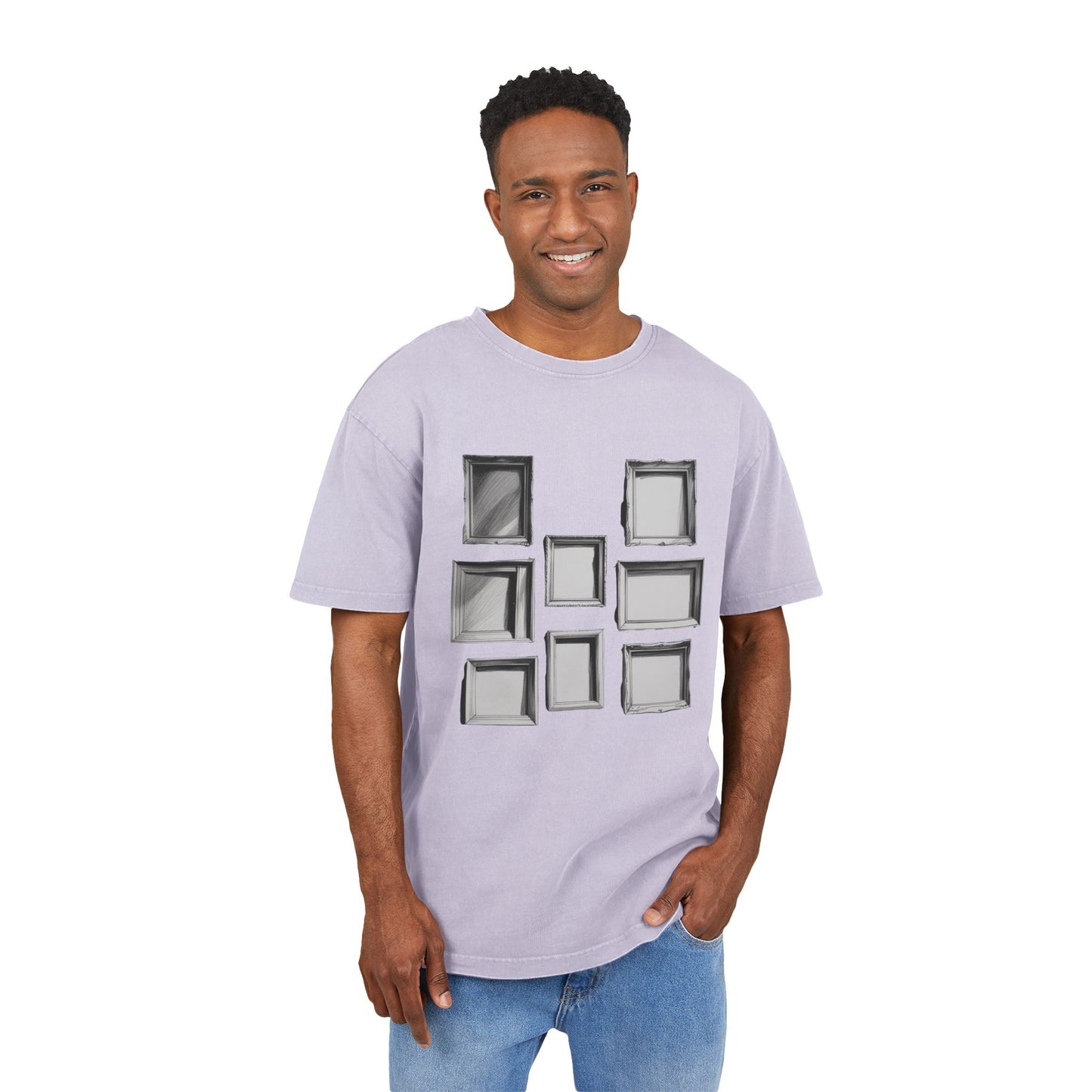 Empty Frames Oversized Acid Washed T-Shirt