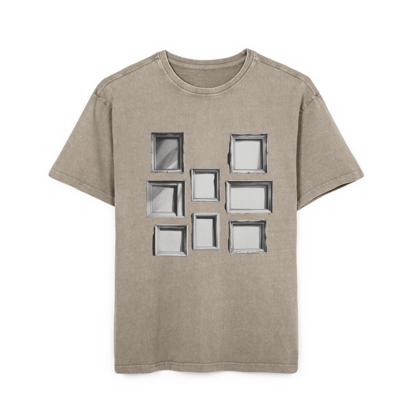 Empty Frames Oversized Acid Washed T-Shirt