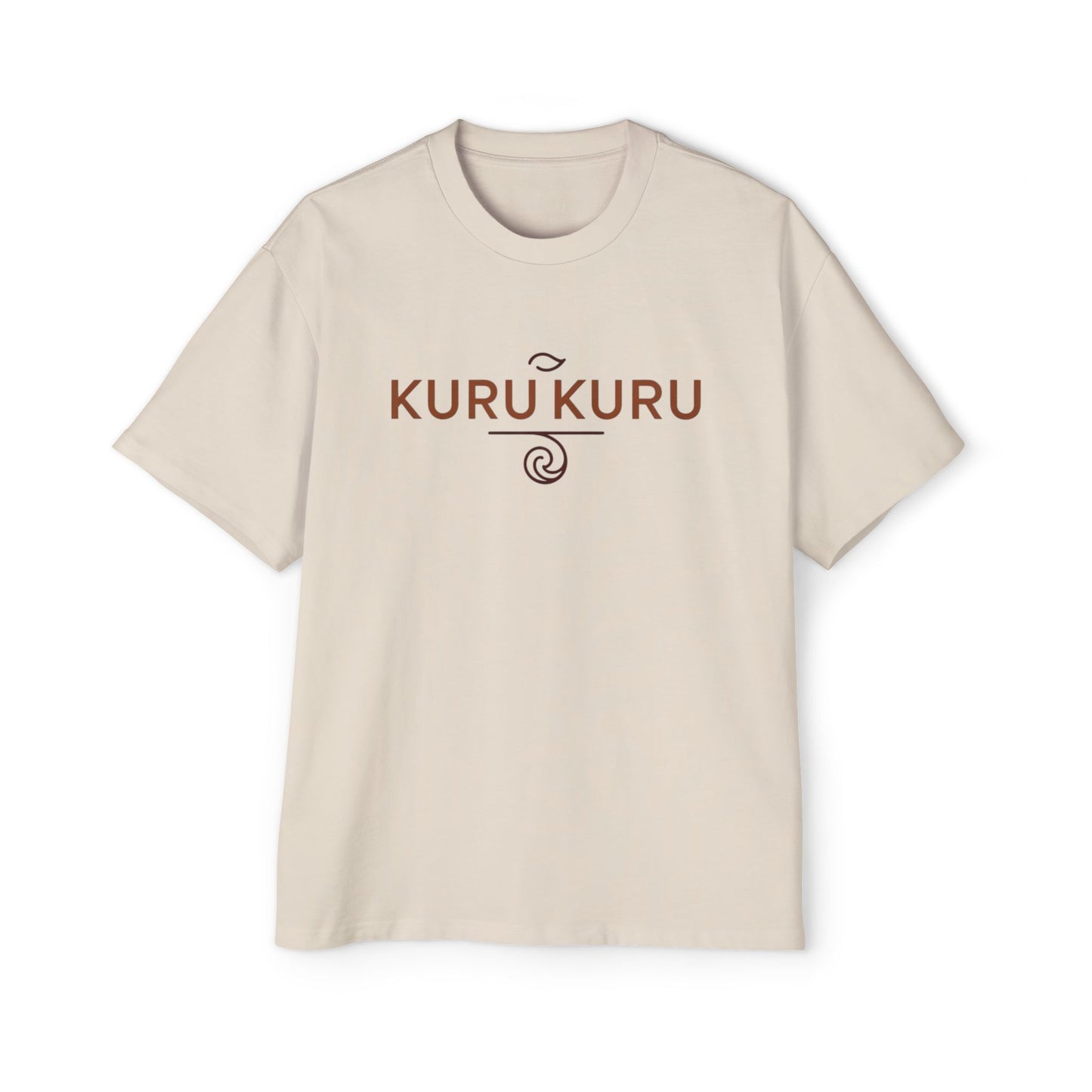 Kuru Kuru Design Oversized T-Shirt