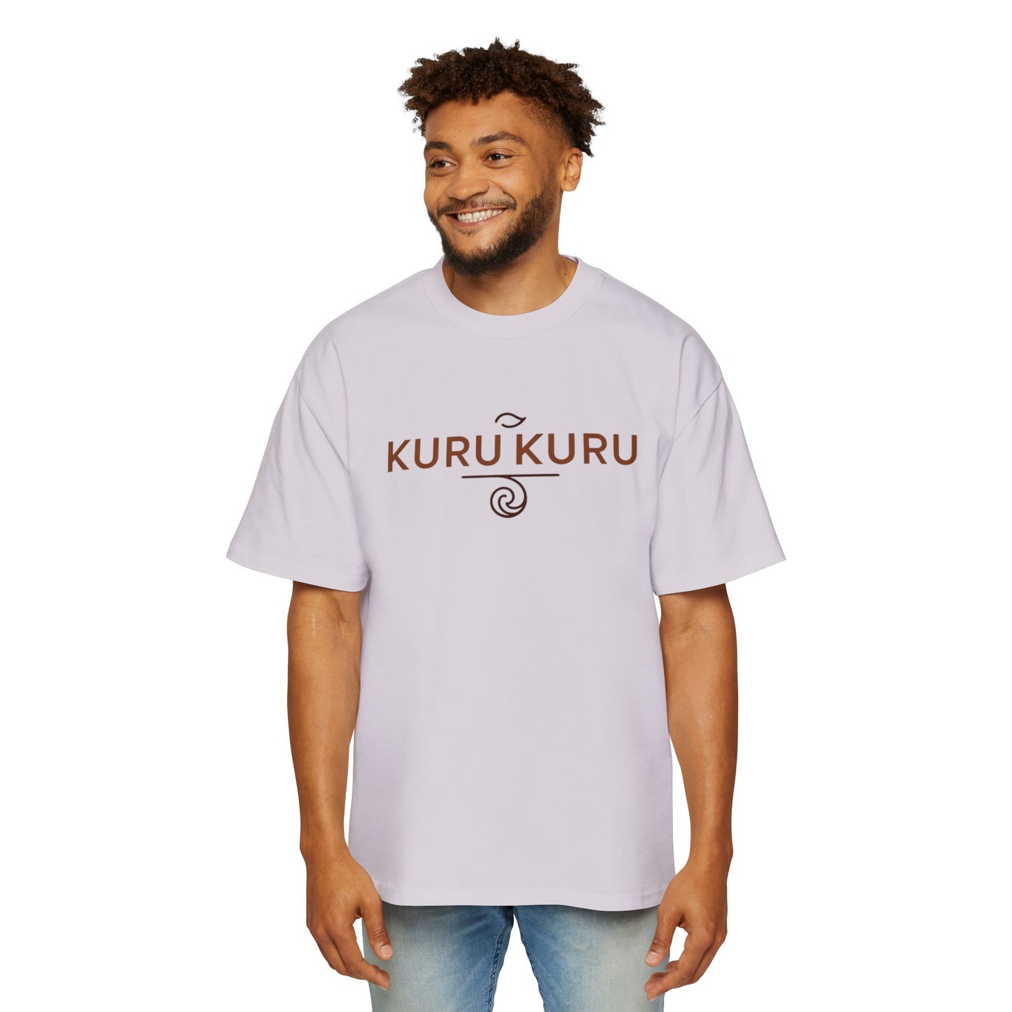 Kuru Kuru Design Oversized T-Shirt