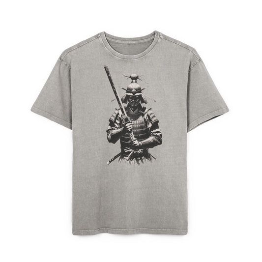 Samurai Oversized Acid Washed T-Shirt