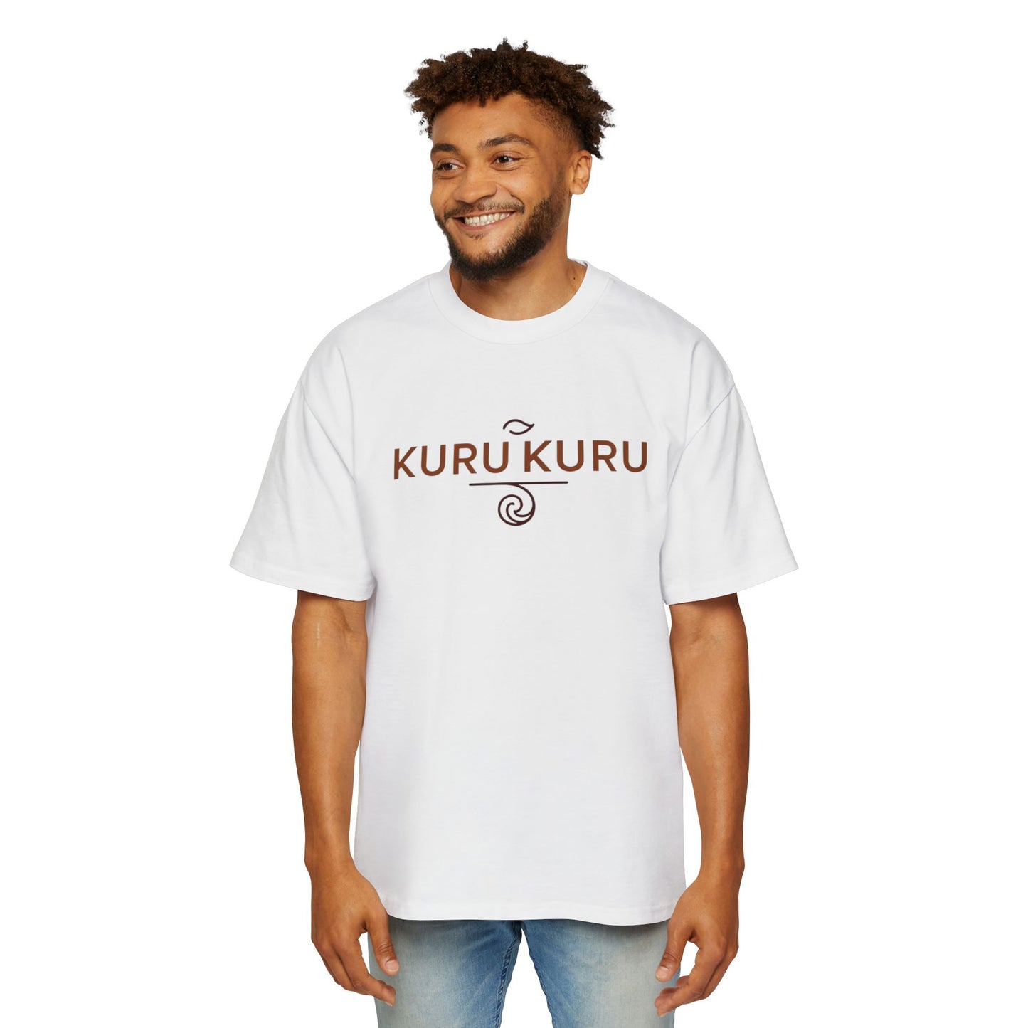 Kuru Kuru Design Oversized T-Shirt