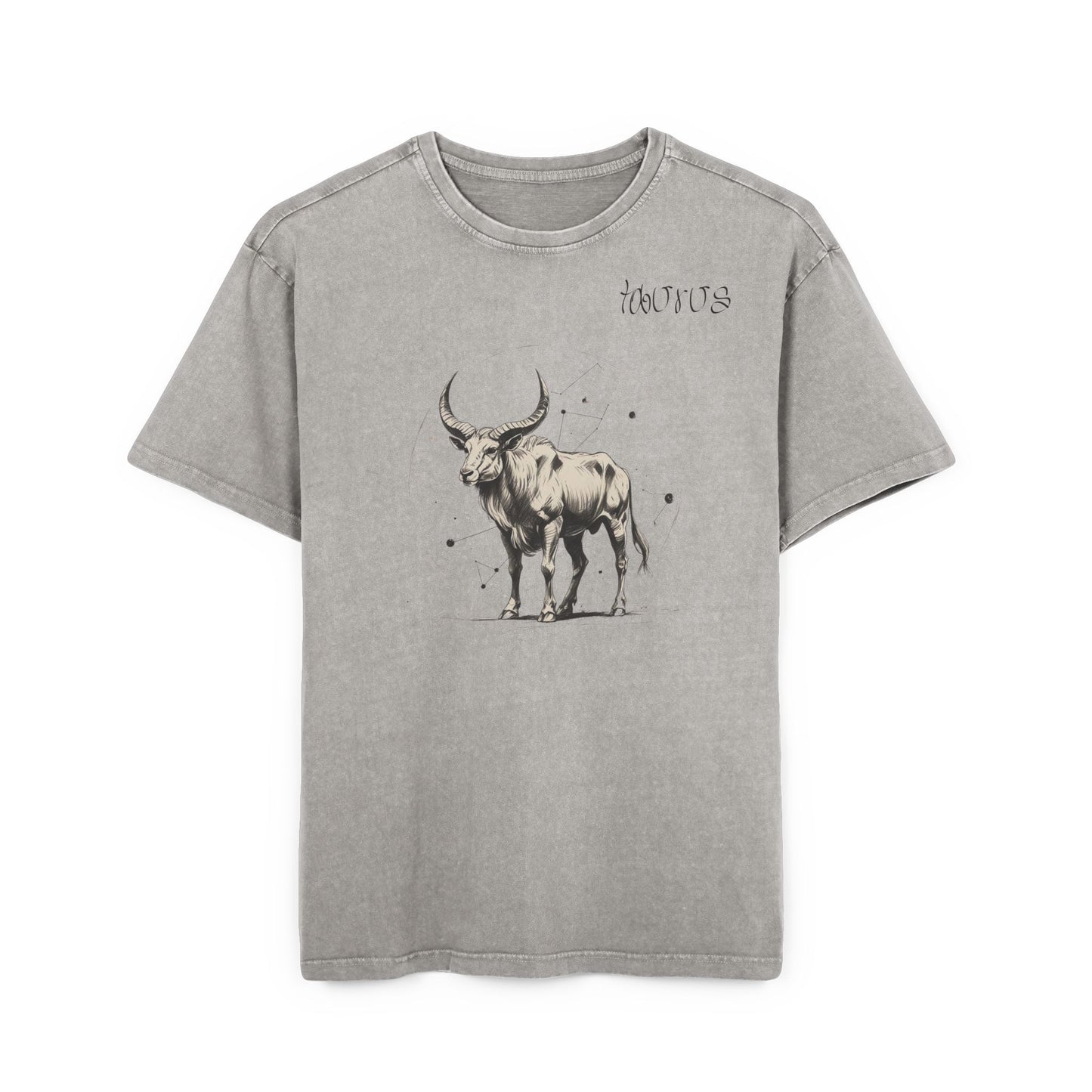 Taurus Oversize Acid Washed T-Shirt