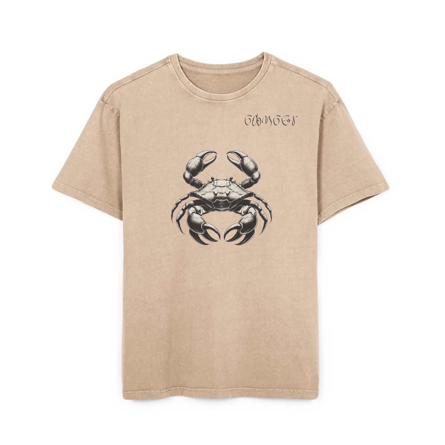 Cancer Oversize Acid Washed T-Shirt