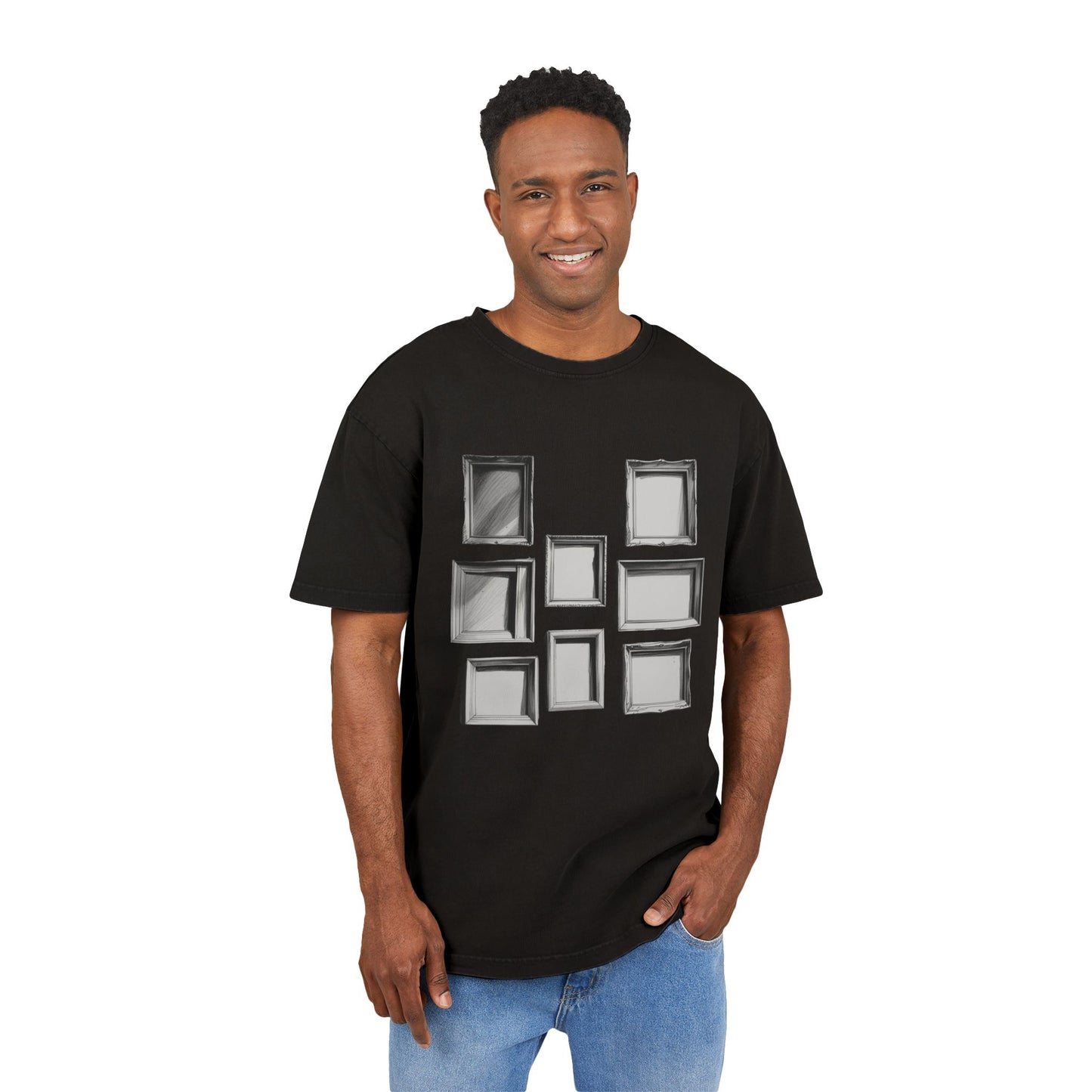 Empty Frames Oversized Acid Washed T-Shirt