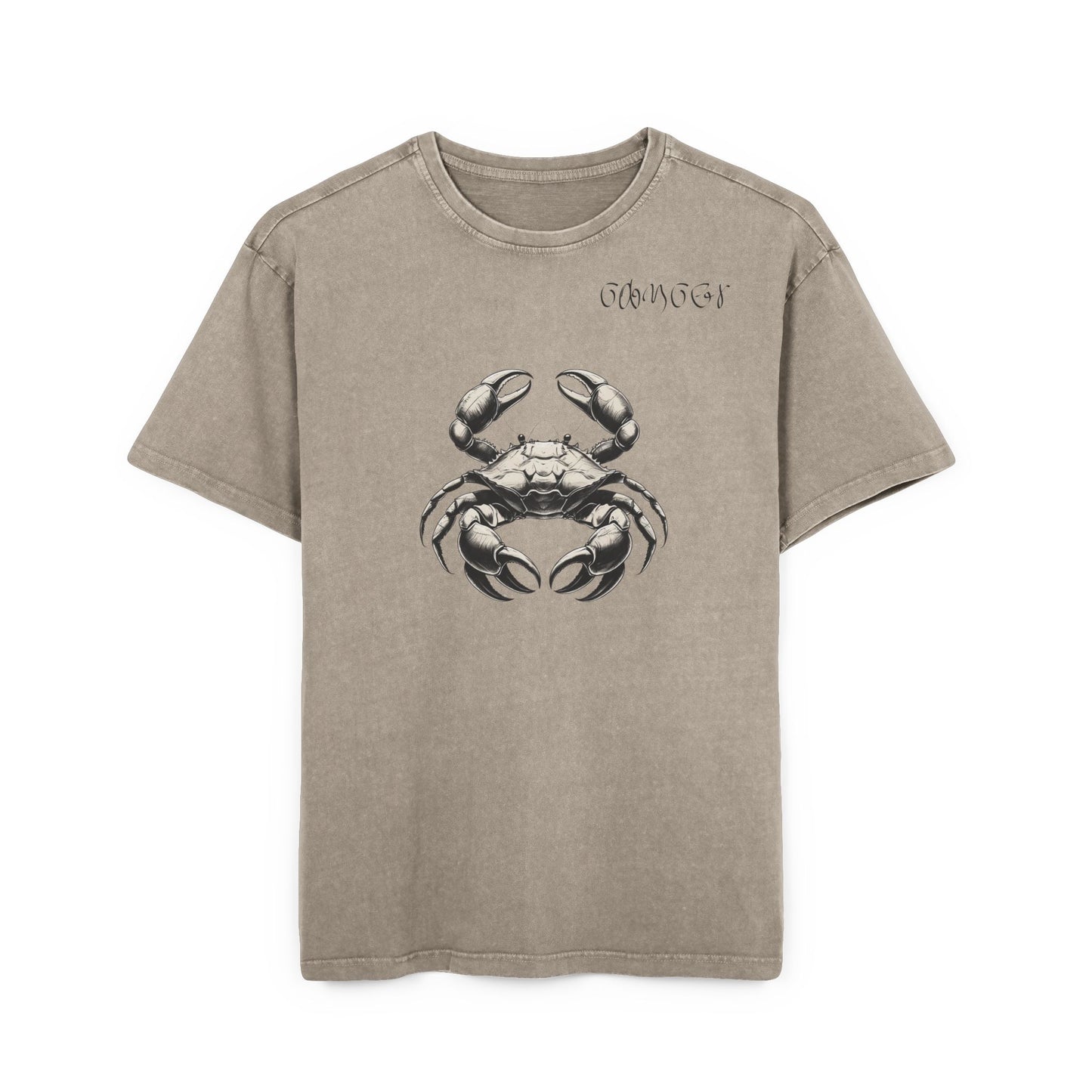 Cancer Oversize Acid Washed T-Shirt